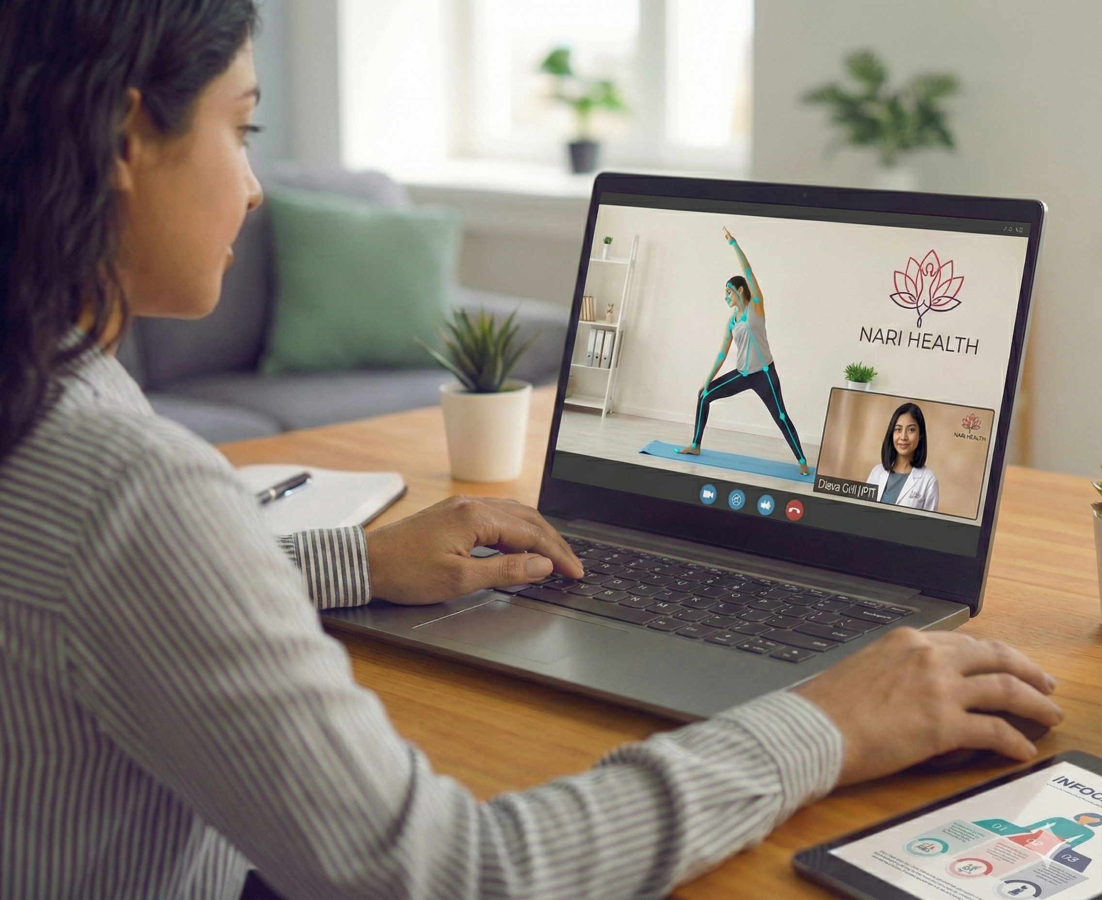 Woman feeling free and healthy